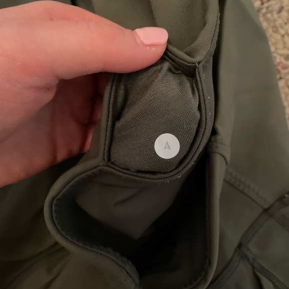 Lululemon fast and free leggings in olive - Picture 2 of 3